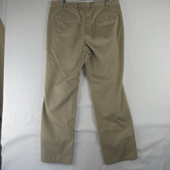 Peter Millar Straight Leg Chino Size 36 Flat Front Khakis - Picture 4 of 13